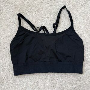 PINK Victoria's Secret Black Sports Bra